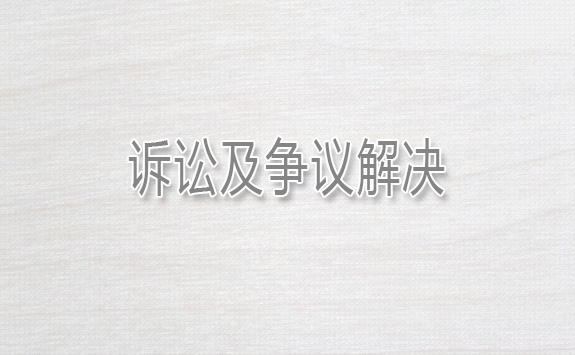 Litigation & Dispute Resolution